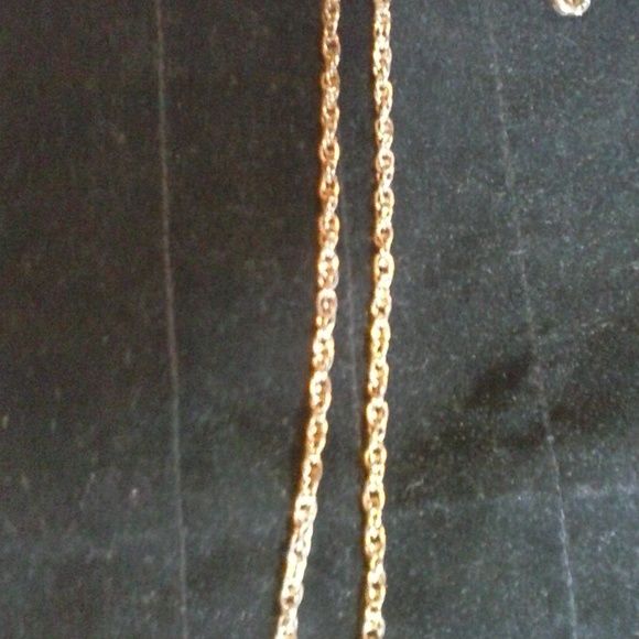 *18" Yellow Gold Tone Chain Necklace - Picture 1 of 1